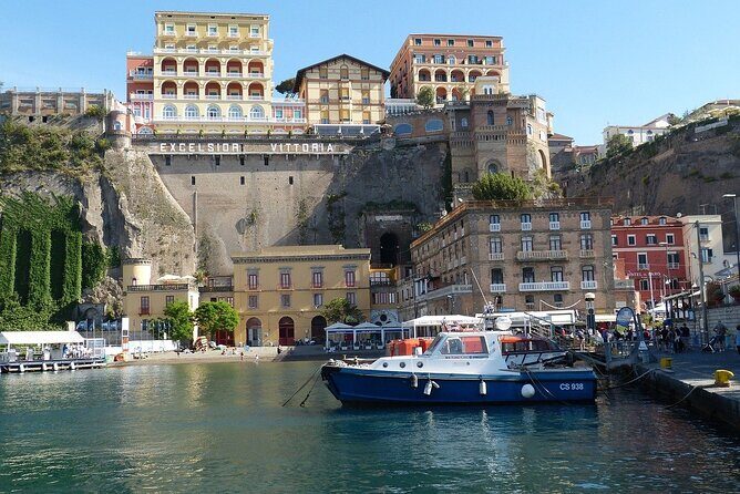 Day Trip to Capri, Blue Grotto, Sorrento & Pompeii Entry Tickets - Marina Piccola and Sorrento: Lemons, Views, and a Break From Ruins