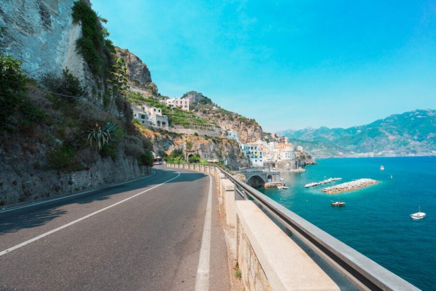 From Rome: Day Trip to Pompeii, Positano, and Amalfi - Amalfi Coast Viewpoints and Fishing Villages Along the Drive