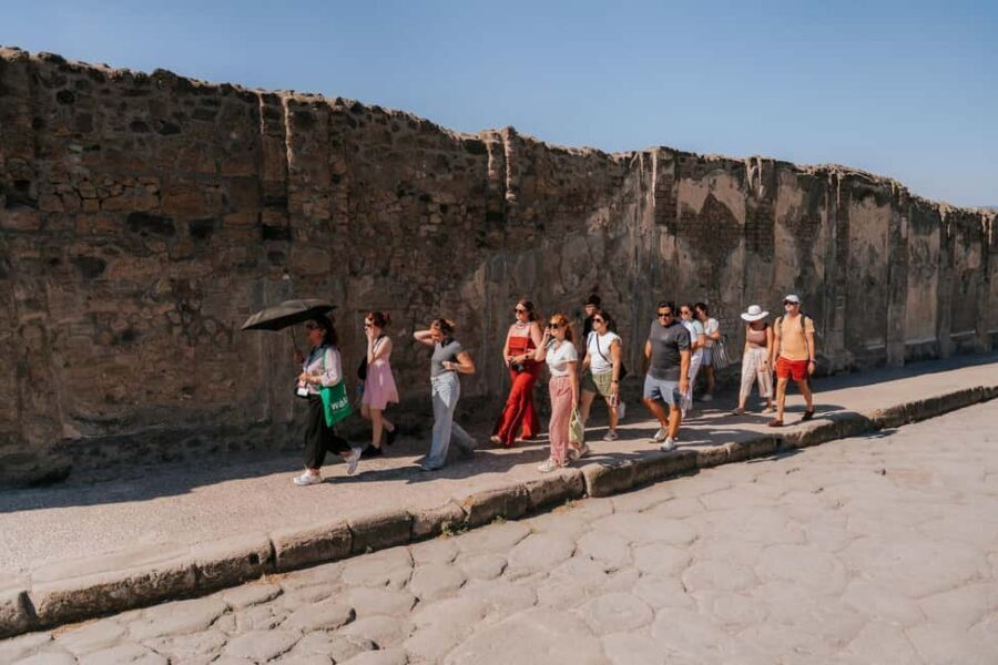From Rome: Pompeii with Expert Guide & Amalfi Coast Day Trip - Sites you will focus on: streets, baths, shops, houses, and Vesuvius context