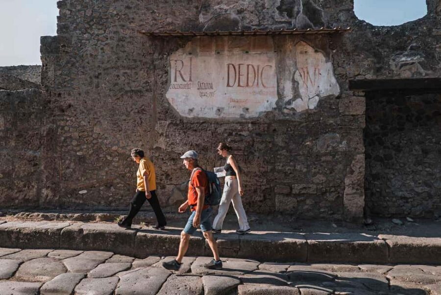 From Salerno: Pompeii Guided Walking Tour with Ticket - The 2-hour Pompeii walking route: what you’ll actually cover