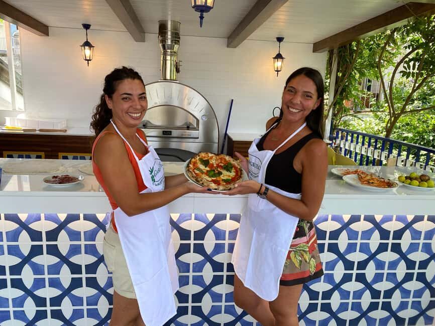 From Sorrento: Pizza-Making Class w/ View of Mount Vesuvius - Pizza class in Sorrento’s hills, with Vesuvius right there