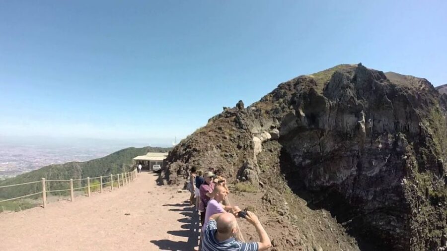 From Sorrento: Skip-the-Line Guided Vesuvius Hike and Lunch - Mount Vesuvius: The ~1,000-Meter Walk and Rim Views