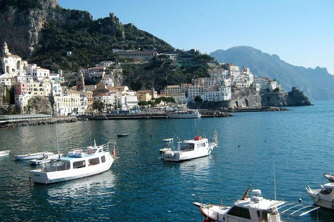 Grand Tour of 10 hours: Amalfi coast, Sorrento & Pompeii ruins - Optional Amalfi add-ons: ceramics, limoncello, Emerald Grotto, and more
