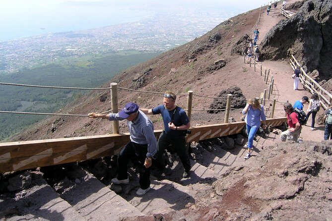 Half-Day Trip to Mt. Vesuvius from Naples - Getting to the Crater Edge: The Short Hike That Feels Long