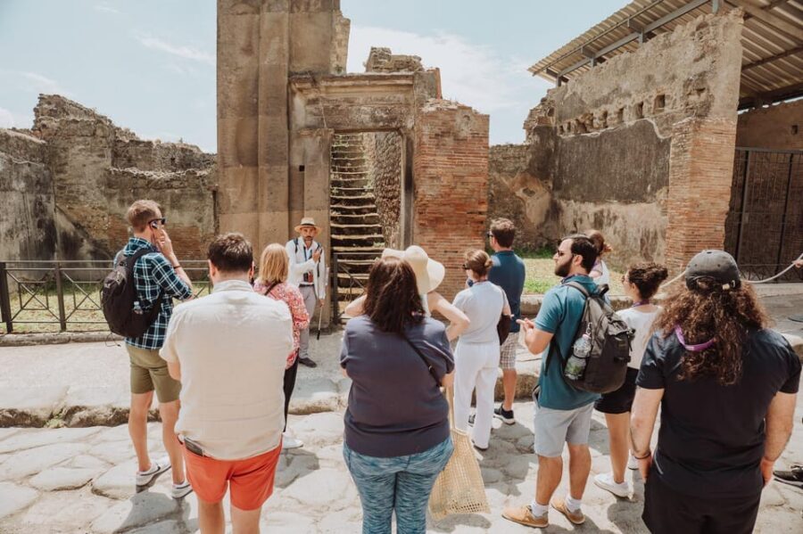 Pompeii and Herculaneum small group excursion from Sorrento - Pompeii Express entry and a guided walk through the city
