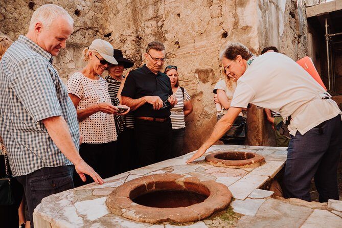 Pompeii and Herculaneum small group tour - skip the line - Pompeii in the walking order: Basilica, Forum, and the big houses
