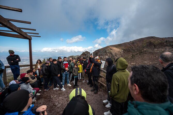 Pompeii and Vesuvius Small Group Tour from Sorrento with Pizza - The panoramic street break at Contrada Osservatorio