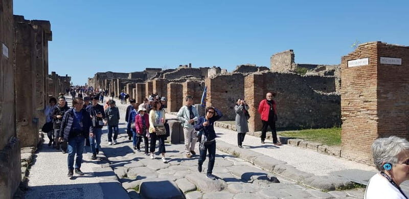 Pompeii: Entry Ticket w/ Guide and Transfers or Audio Guide - Houses, Villas, Frescoes, and Mosaics You Can Actually See