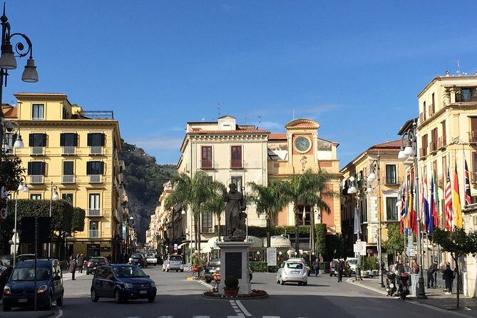 Pompeii-Sorrento-Positano tour from Naples, with licensed guide included - Sorrento at Piazza Tasso: 60 Minutes to Get Your Bearings