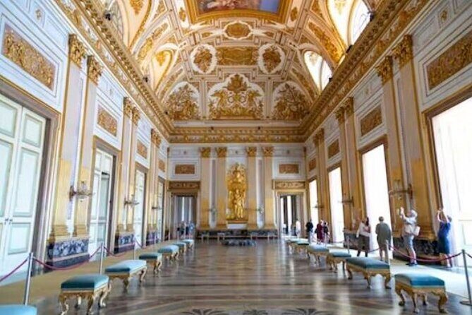 Private Guided Day Tour to Pompeii and the Royal Palace of Caserta - Caserta Royal Palace: staircase to chapel to apartments