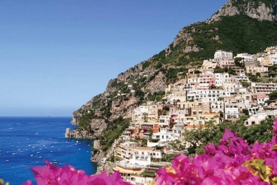 Shared Tour Sorrento, Amalfi Coast, and Pompeii from Naples - Positano for about an hour: ceramics, narrow lanes, and lemon treats