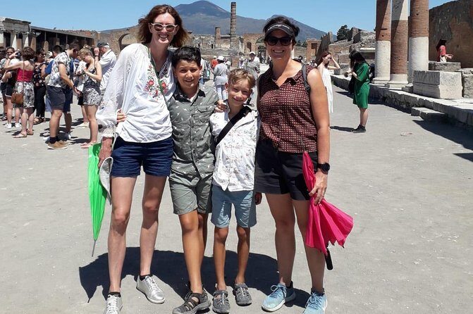 Tour of Pompeii for families with Transfer from Naples & Sorrento - Logistics you should know before you go